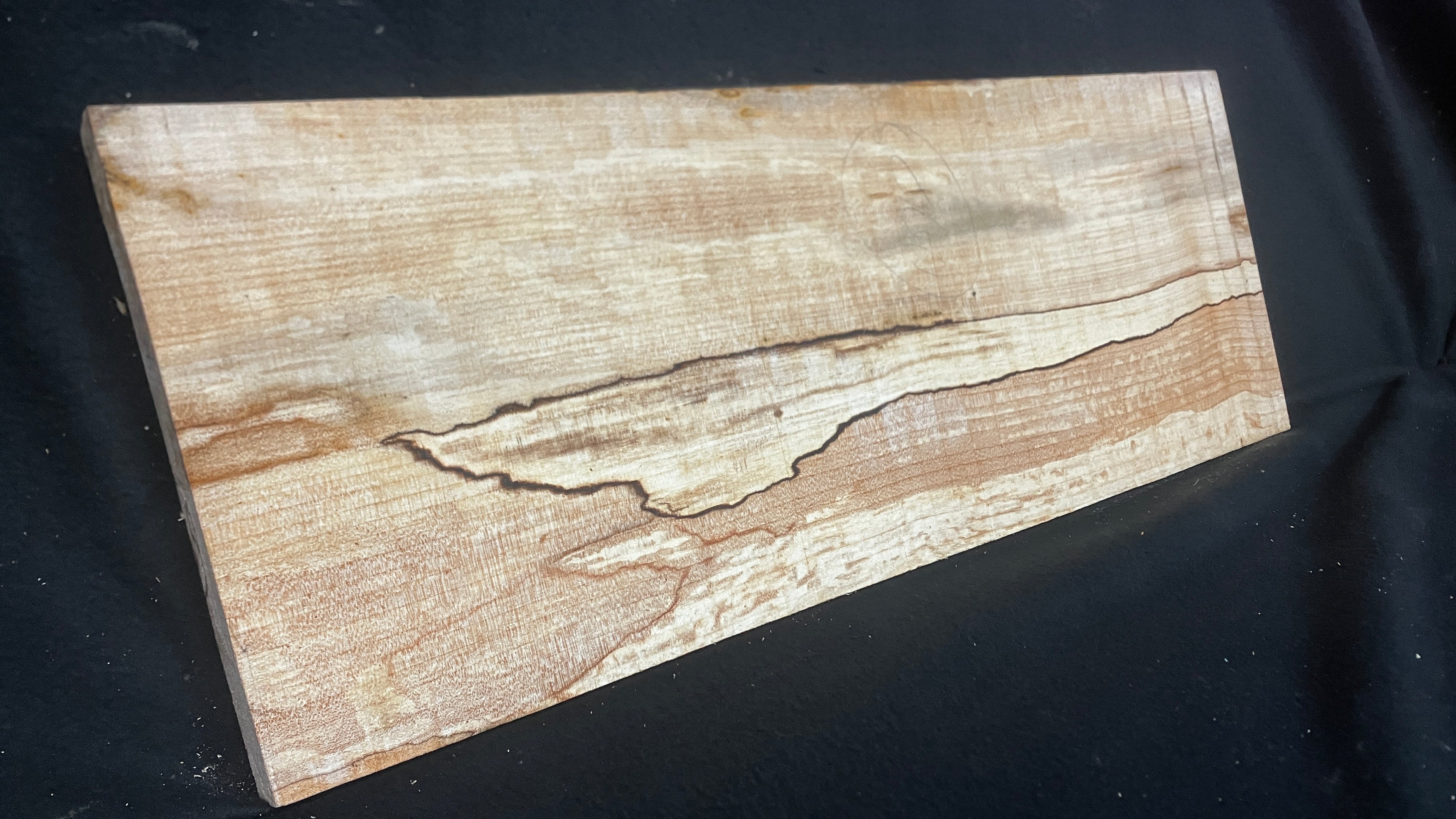 Sycamore tone wood, craft wood 645 L x 232 W x 18 D (mm)    (955)