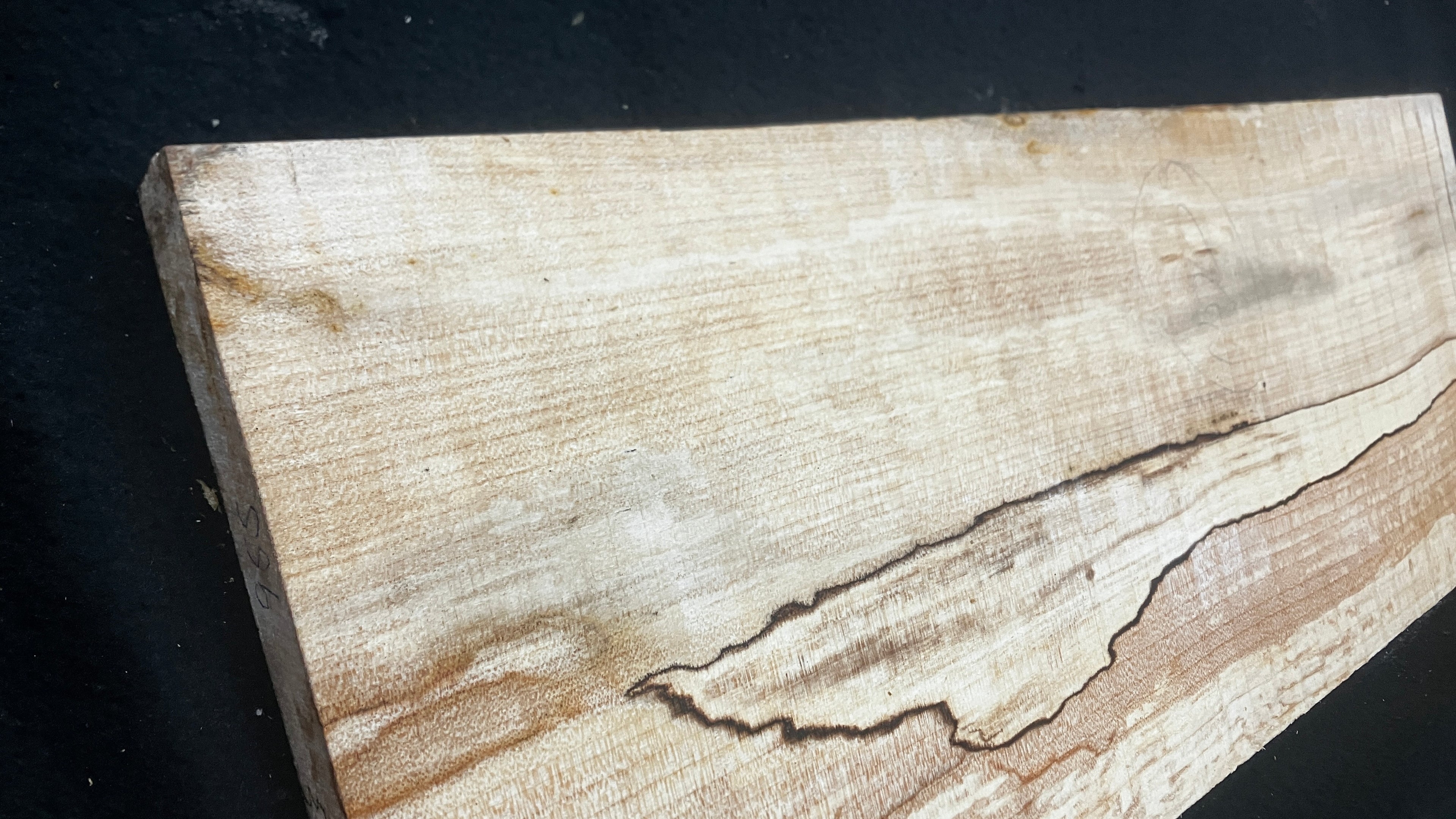 Sycamore tone wood, craft wood 645 L x 232 W x 18 D (mm)    (955)