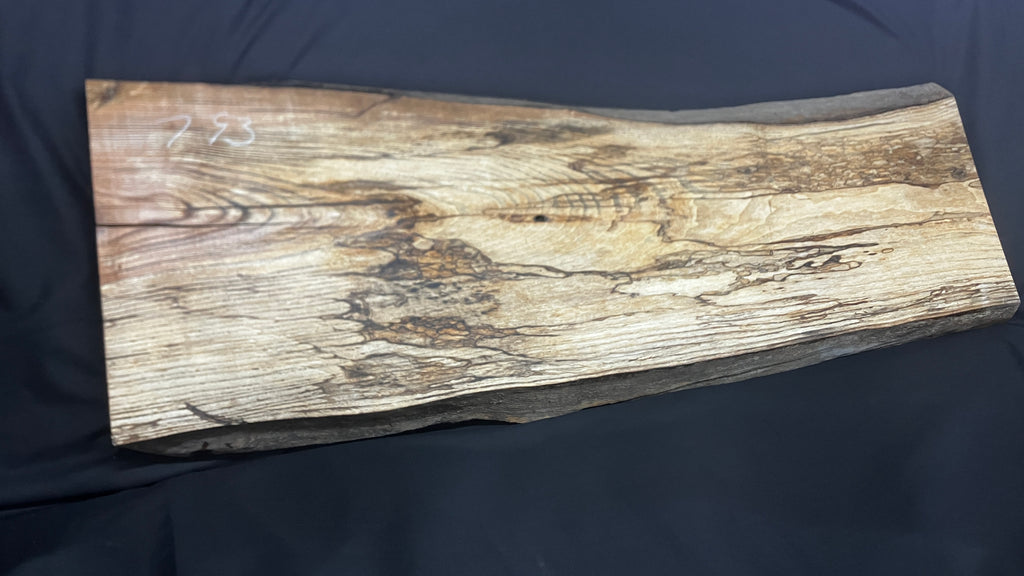 Spalted ash hardwood boards, shelving 1212 L x 401 W x 37 D (mm) (793)