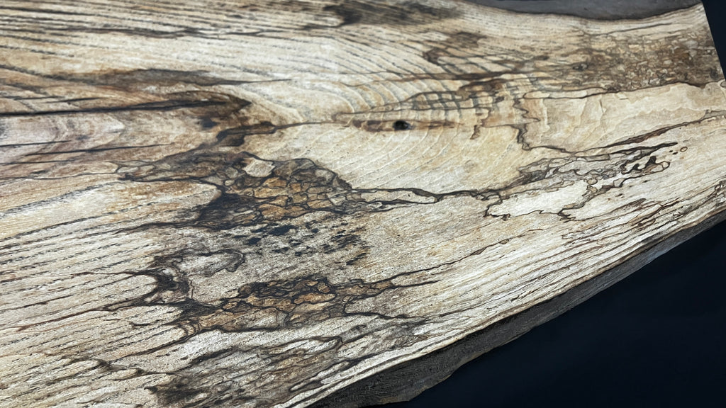 Spalted ash hardwood boards, shelving 1212 L x 401 W x 37 D (mm) (793)