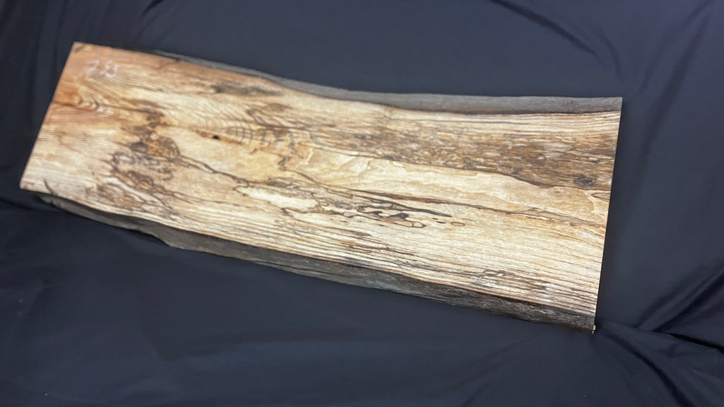 Spalted ash hardwood boards, shelving 1212 L x 401 W x 37 D (mm) (793)