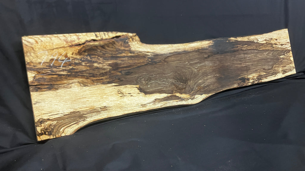 Spalted ash hardwood boards, shelving 1205 L x 300 W x 37 D (mm) (794)