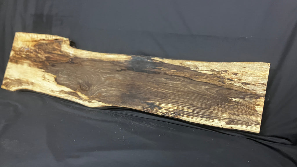 Spalted ash hardwood boards, shelving 1205 L x 300 W x 37 D (mm) (794)