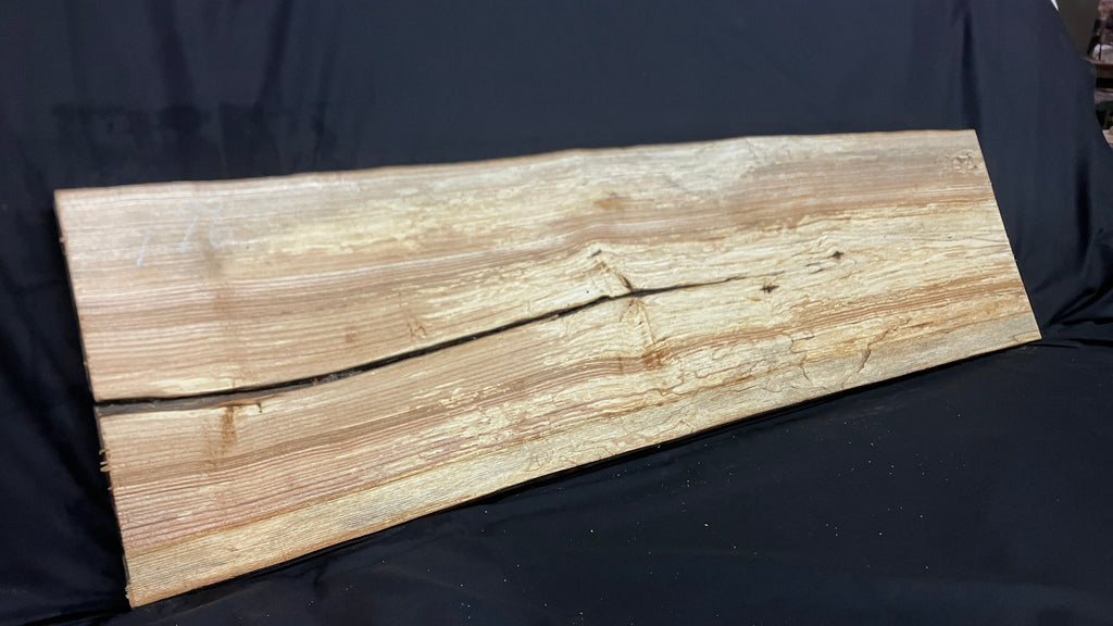 Spalted ash hardwood boards, shelving 1200 L x 320 W x 31 D (mm) (796)