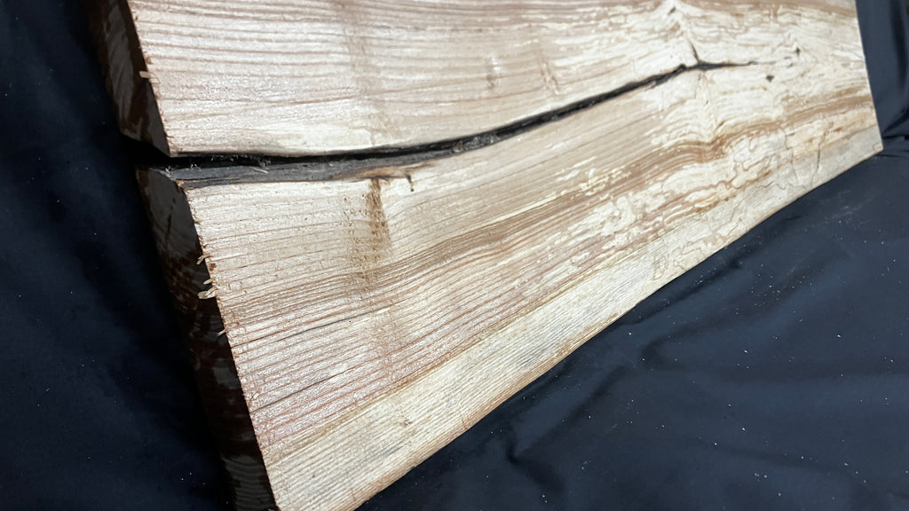 Spalted ash hardwood boards, shelving 1200 L x 320 W x 31 D (mm) (796)