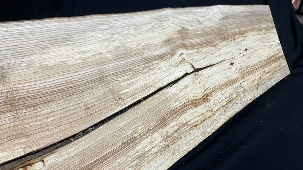 Spalted ash hardwood boards, shelving 1200 L x 320 W x 31 D (mm) (796)