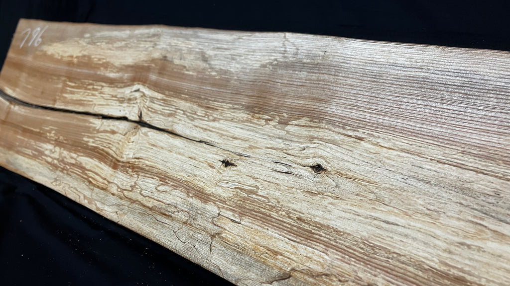 Spalted ash hardwood boards, shelving 1200 L x 320 W x 31 D (mm) (796)