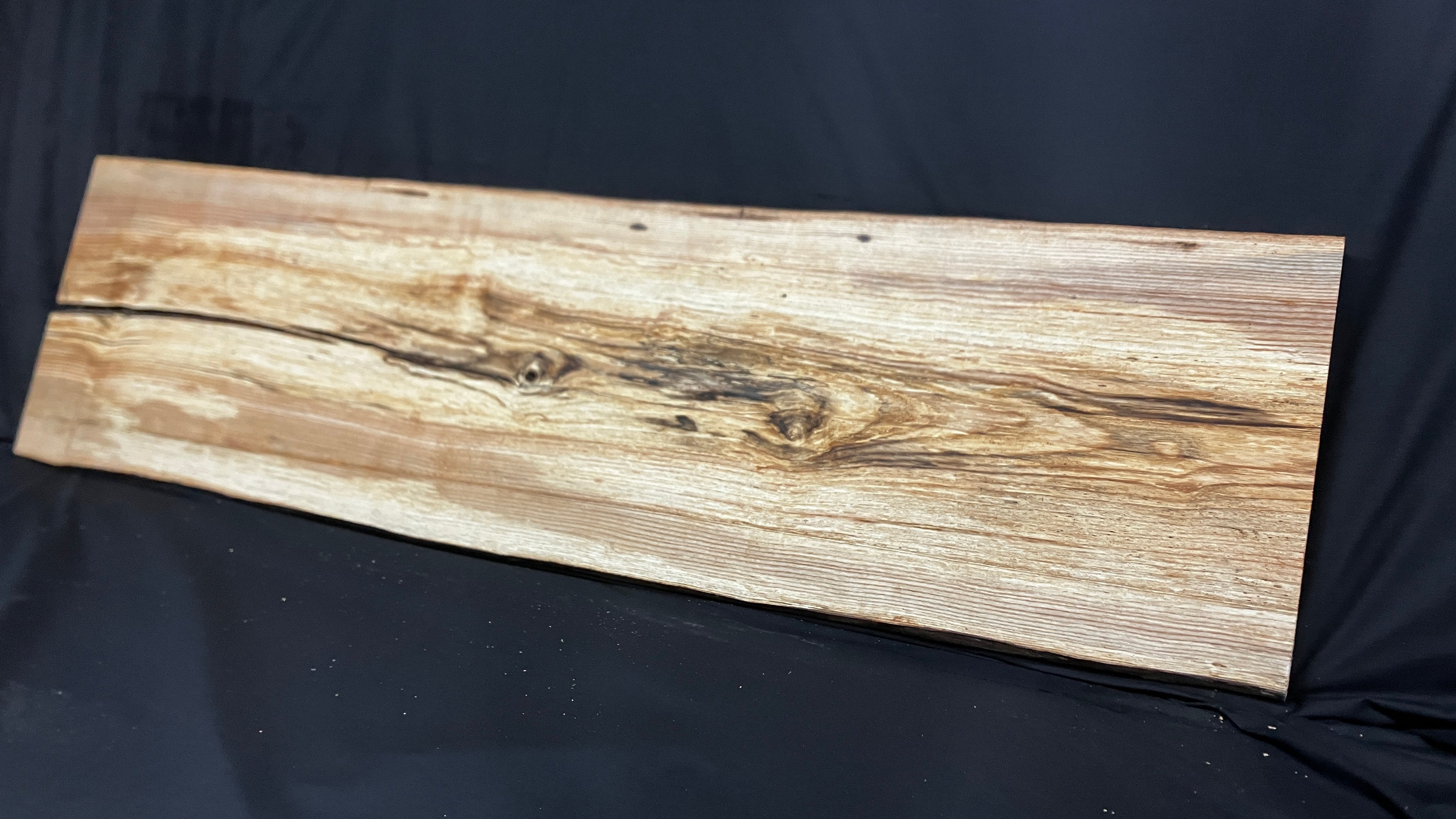 Spalted ash hardwood boards, shelving 1200 L x 320 W x 31 D (mm) (796)