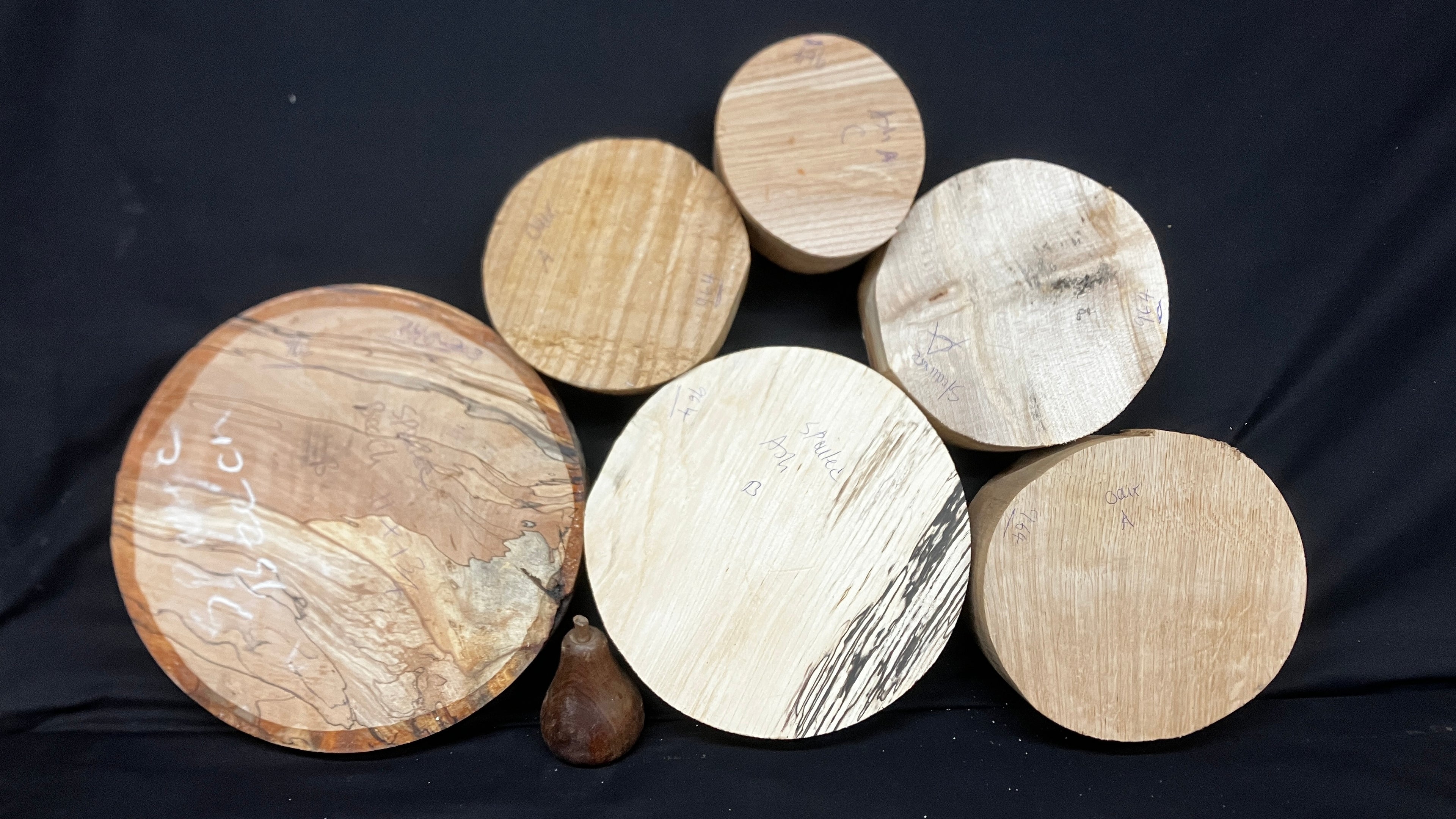 x6 mixed grade and mixed dry hardwood turning blank bundles  (964)