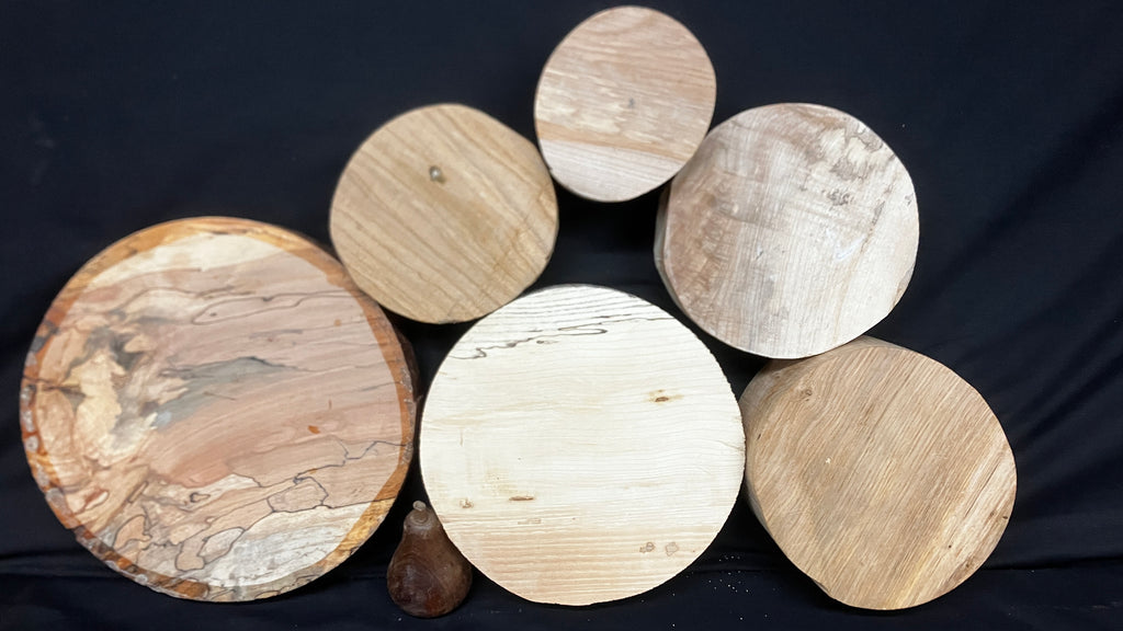 x6 mixed grade and mixed dry hardwood turning blank bundles  (964)