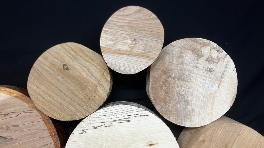 x6 mixed grade and mixed dry hardwood turning blank bundles  (964)