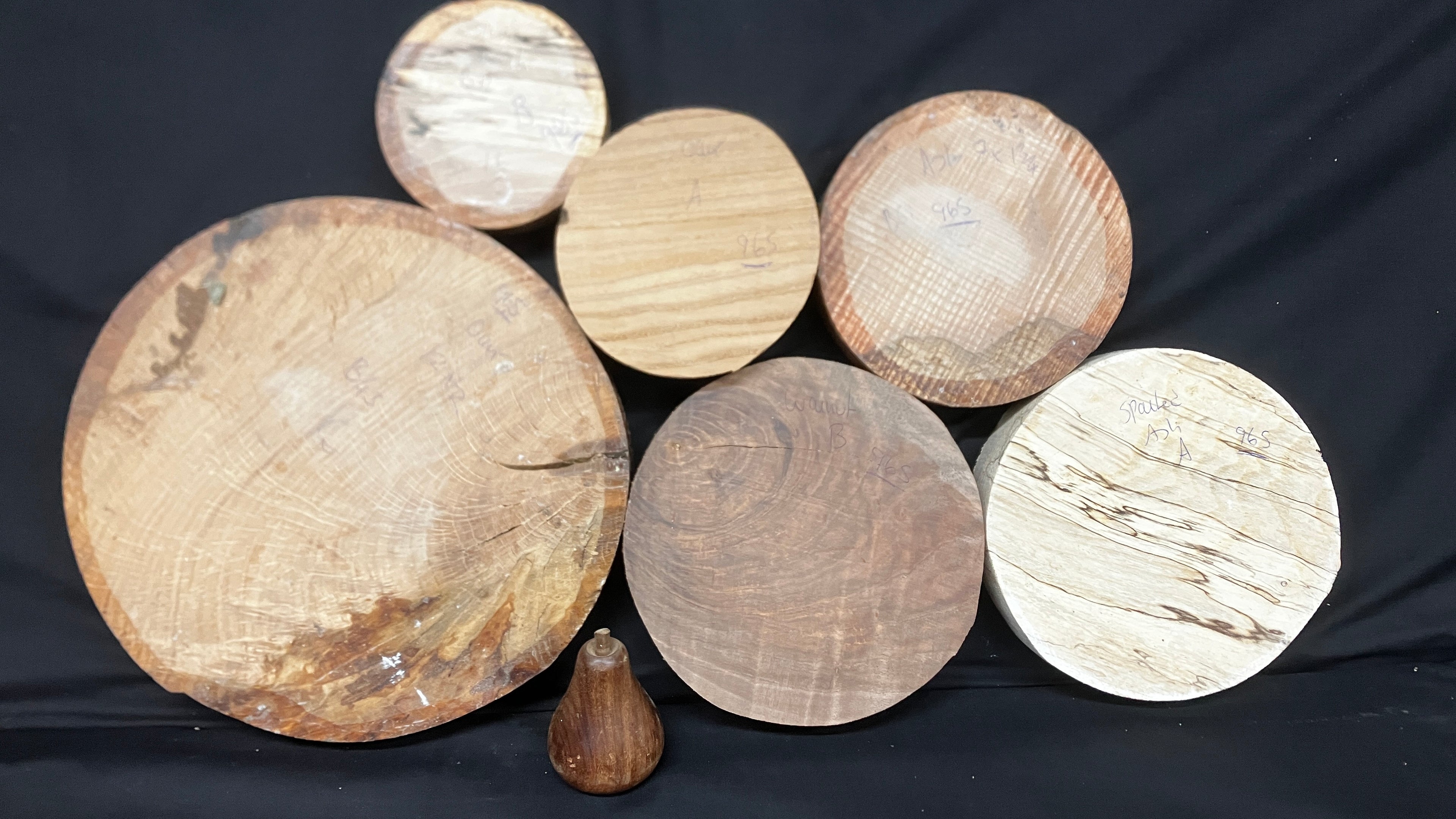 x6 mixed grade and mixed dry hardwood turning blank bundles  (965)