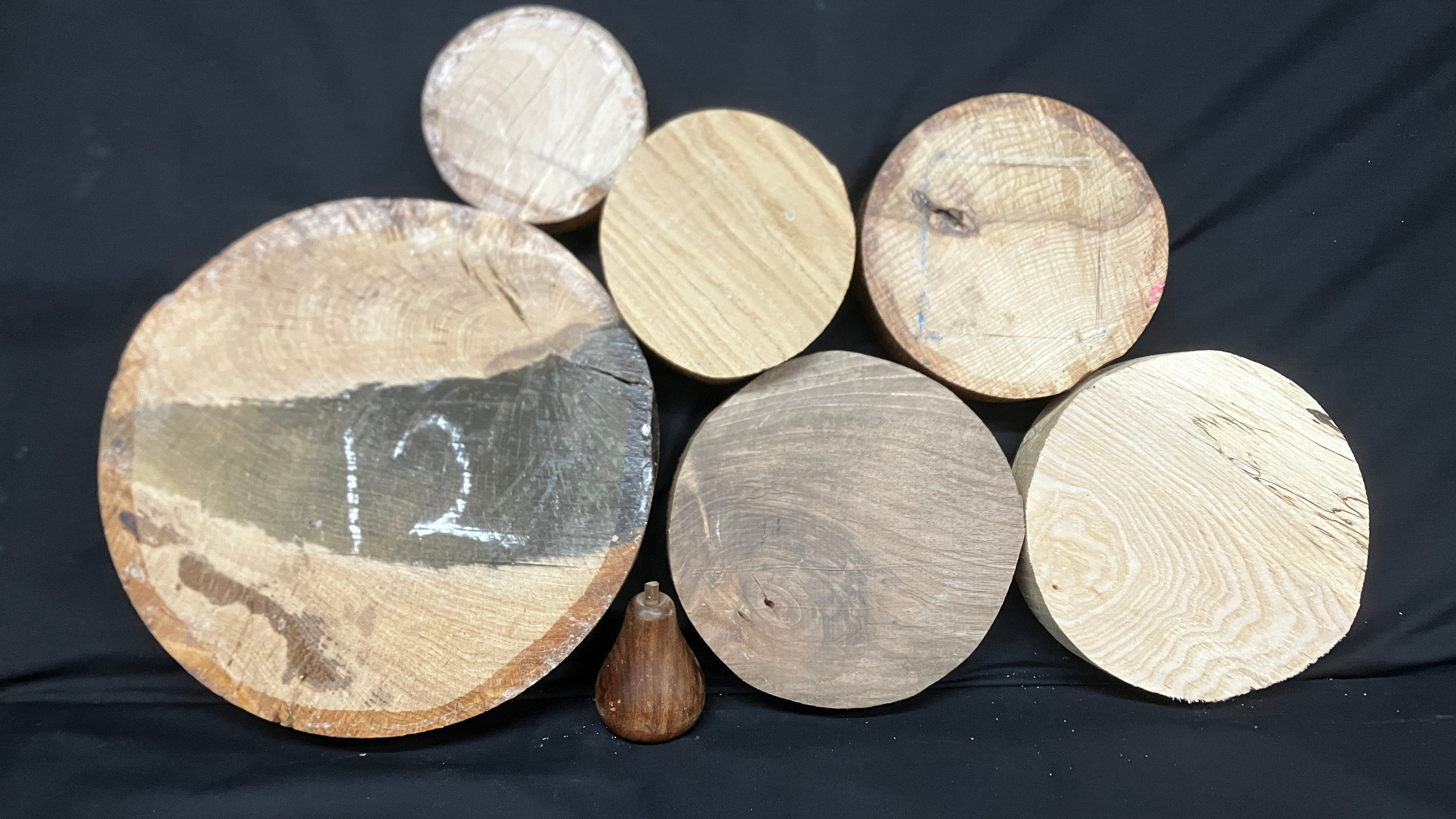 x6 mixed grade and mixed dry hardwood turning blank bundles  (965)