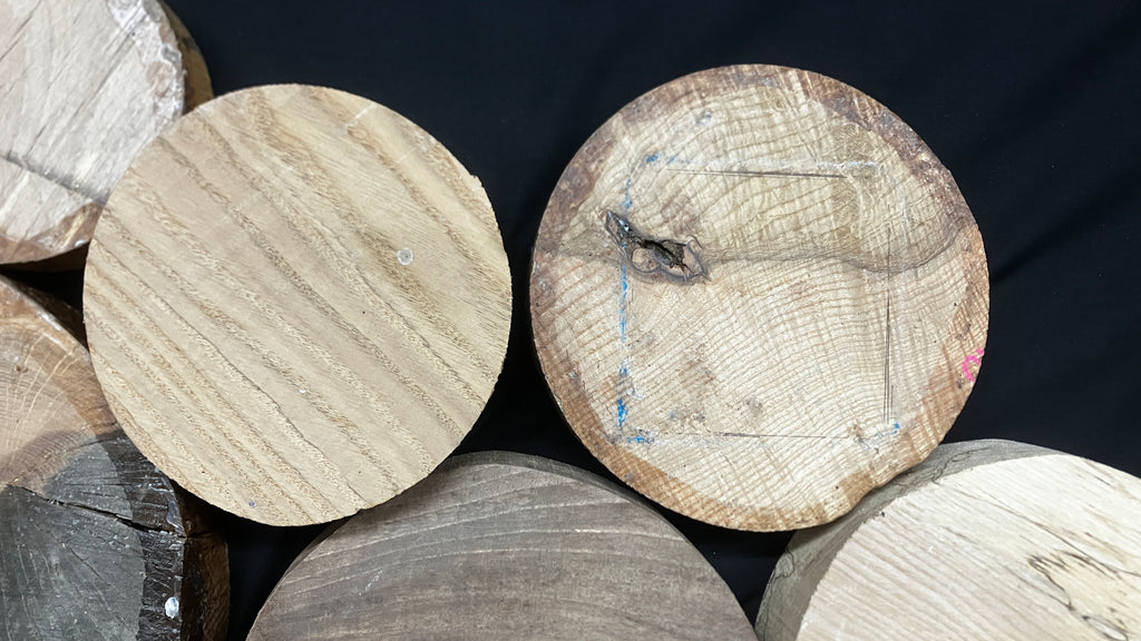 x6 mixed grade and mixed dry hardwood turning blank bundles  (965)
