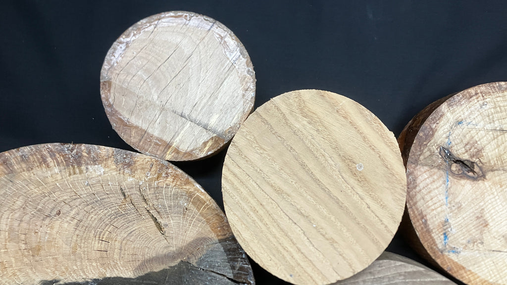 x6 mixed grade and mixed dry hardwood turning blank bundles  (966)