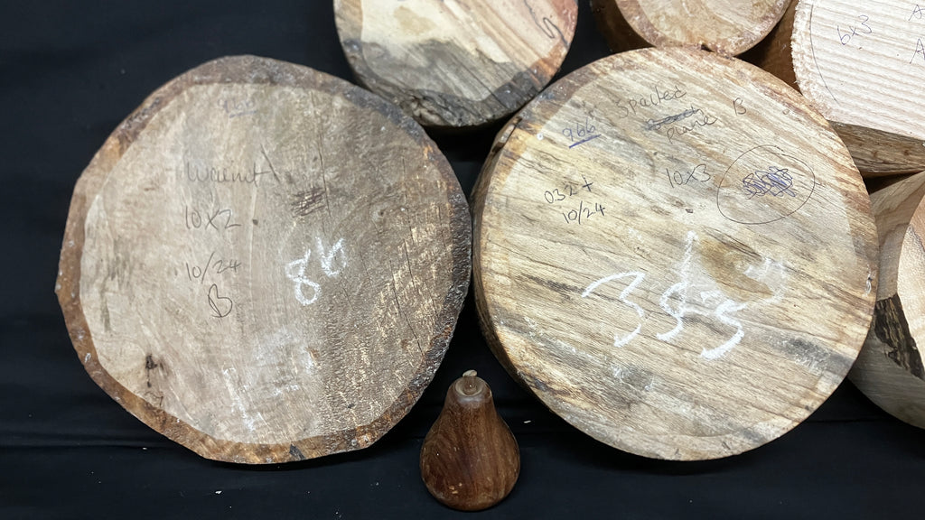 x6 mixed grade and mixed dry hardwood turning blank bundles  (966)