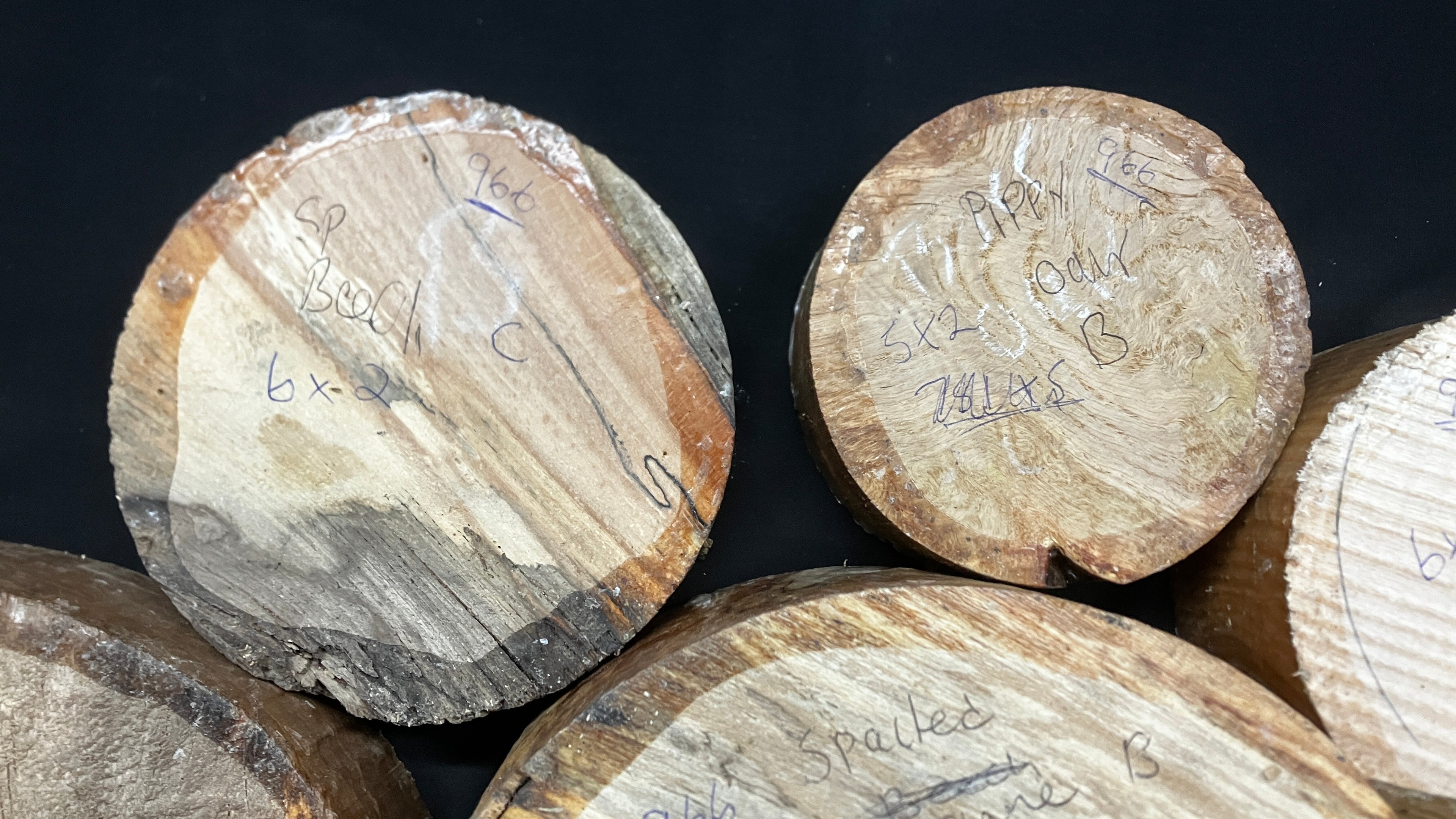x6 mixed grade and mixed dry hardwood turning blank bundles  (966)