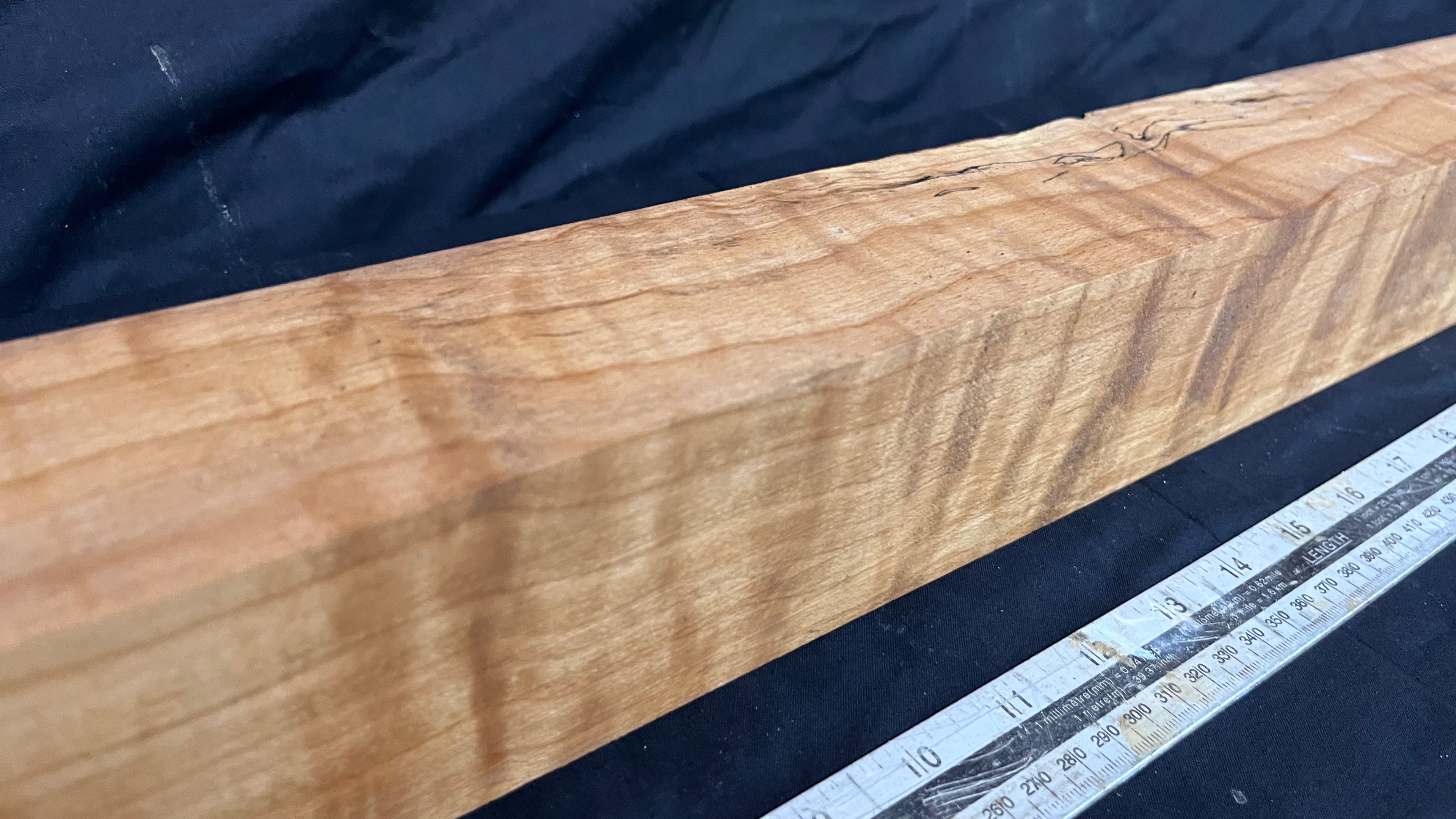 Spalted beech 802 x 68 mm C Grade Wood Turning Blank (236)
