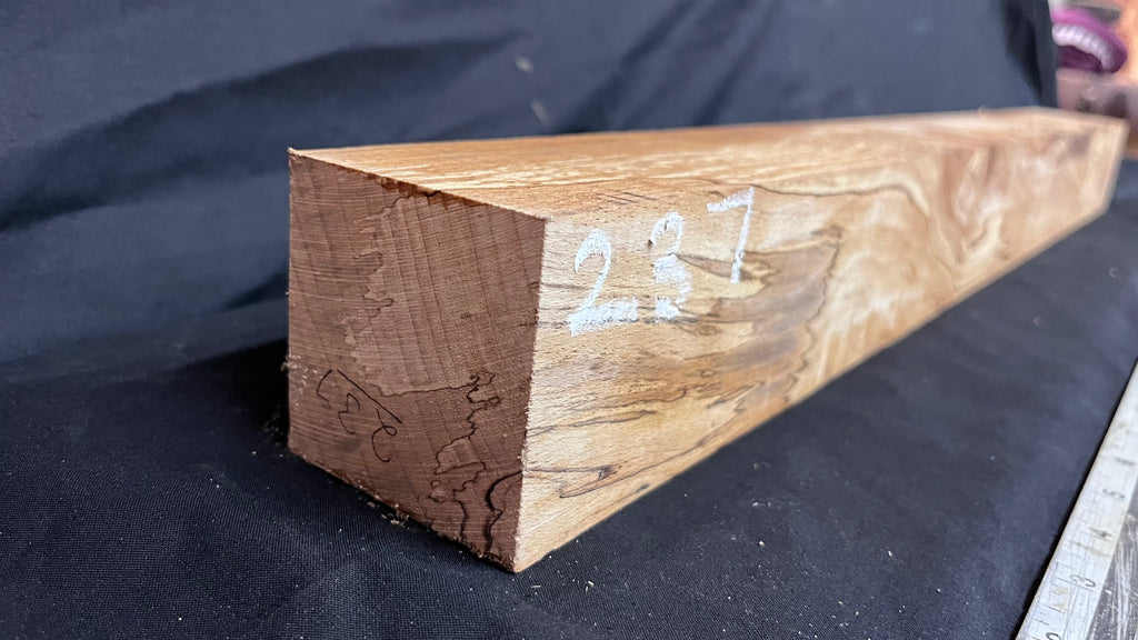 Spalted beech 723 x 68 mm B Grade Wood Turning Blank (237)