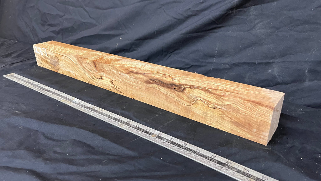 Spalted beech 723 x 68 mm B Grade Wood Turning Blank (237)