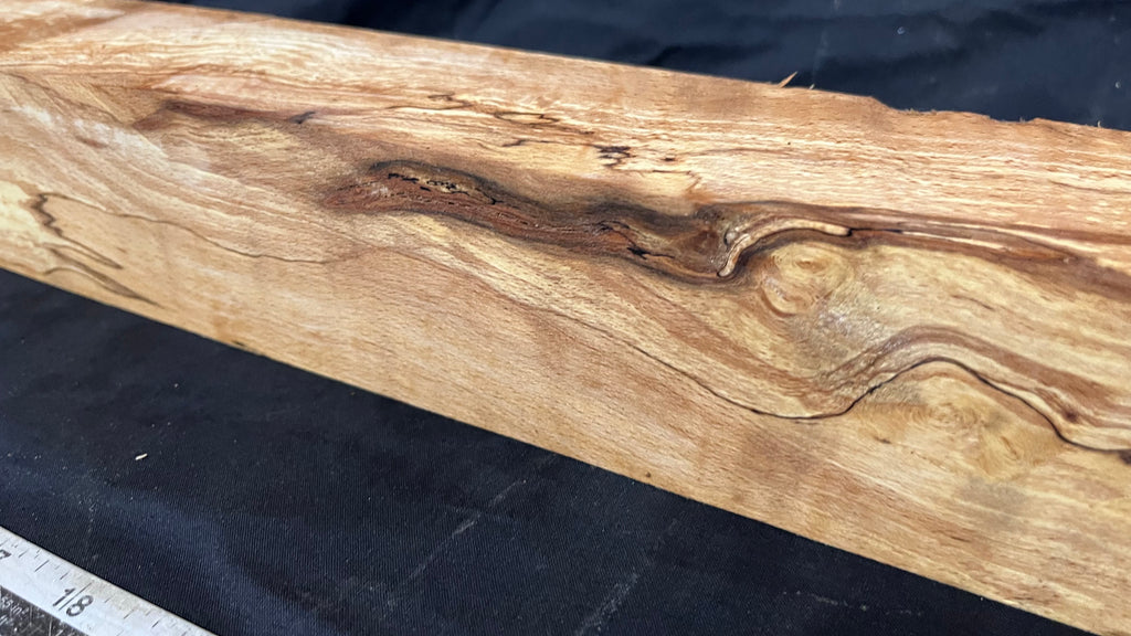 Spalted beech 723 x 68 mm B Grade Wood Turning Blank (237)