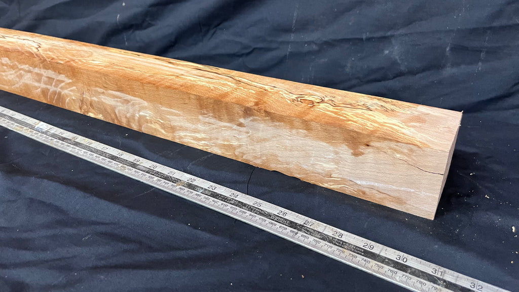 Spalted beech 723 x 68 mm B Grade Wood Turning Blank (237)
