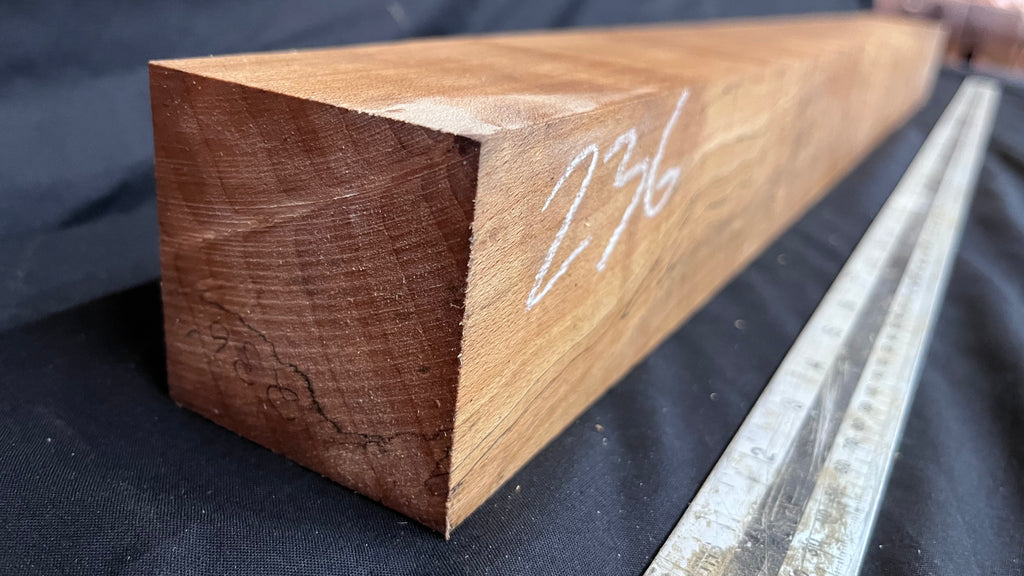 Spalted beech 802 x 68 mm C Grade Wood Turning Blank (236)