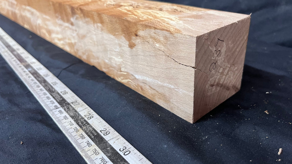 Spalted beech 723 x 68 mm B Grade Wood Turning Blank (237)