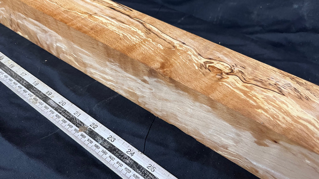Spalted beech 723 x 68 mm B Grade Wood Turning Blank (237)