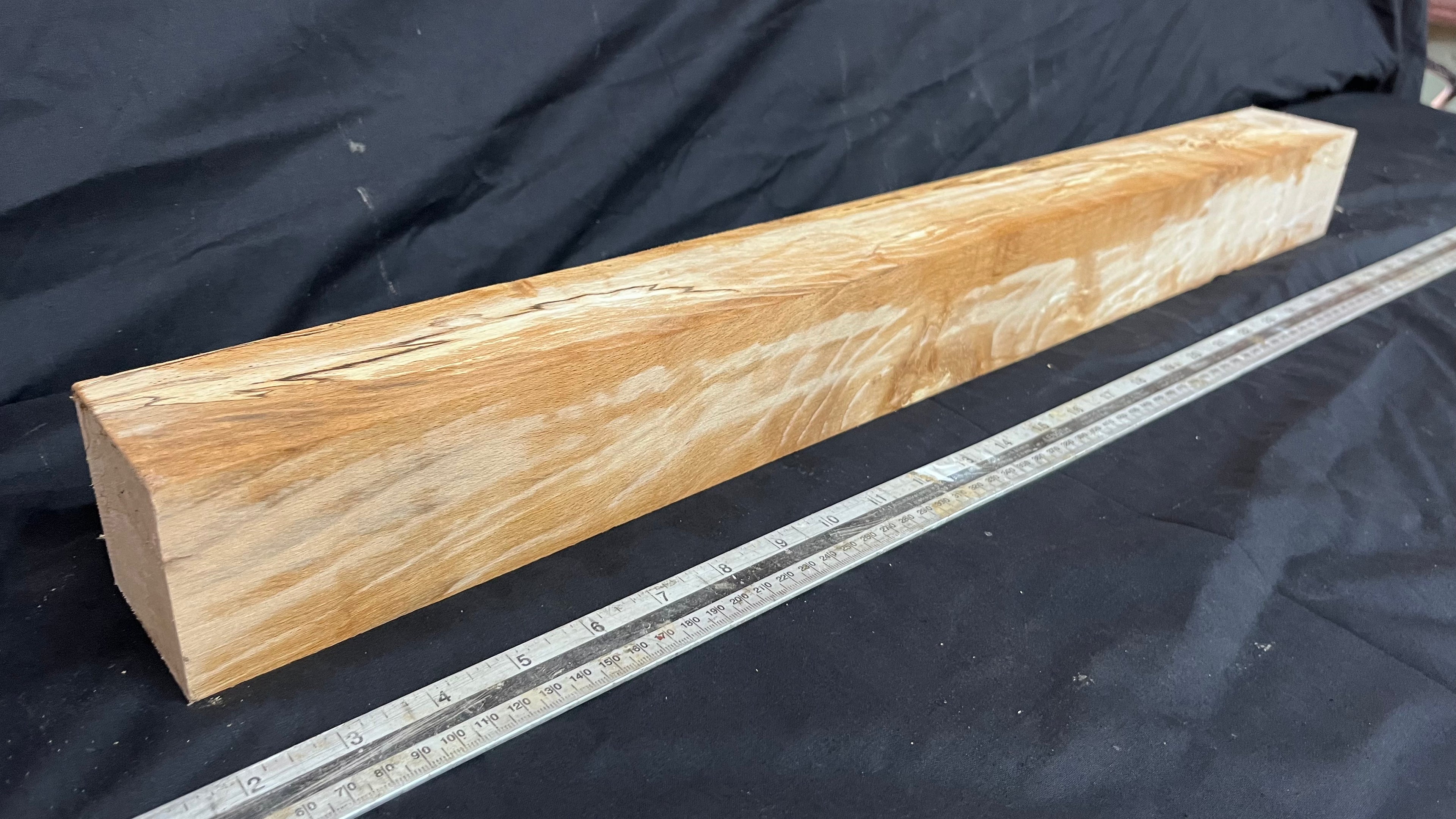 Spalted beech 723 x 68 mm B Grade Wood Turning Blank (237)