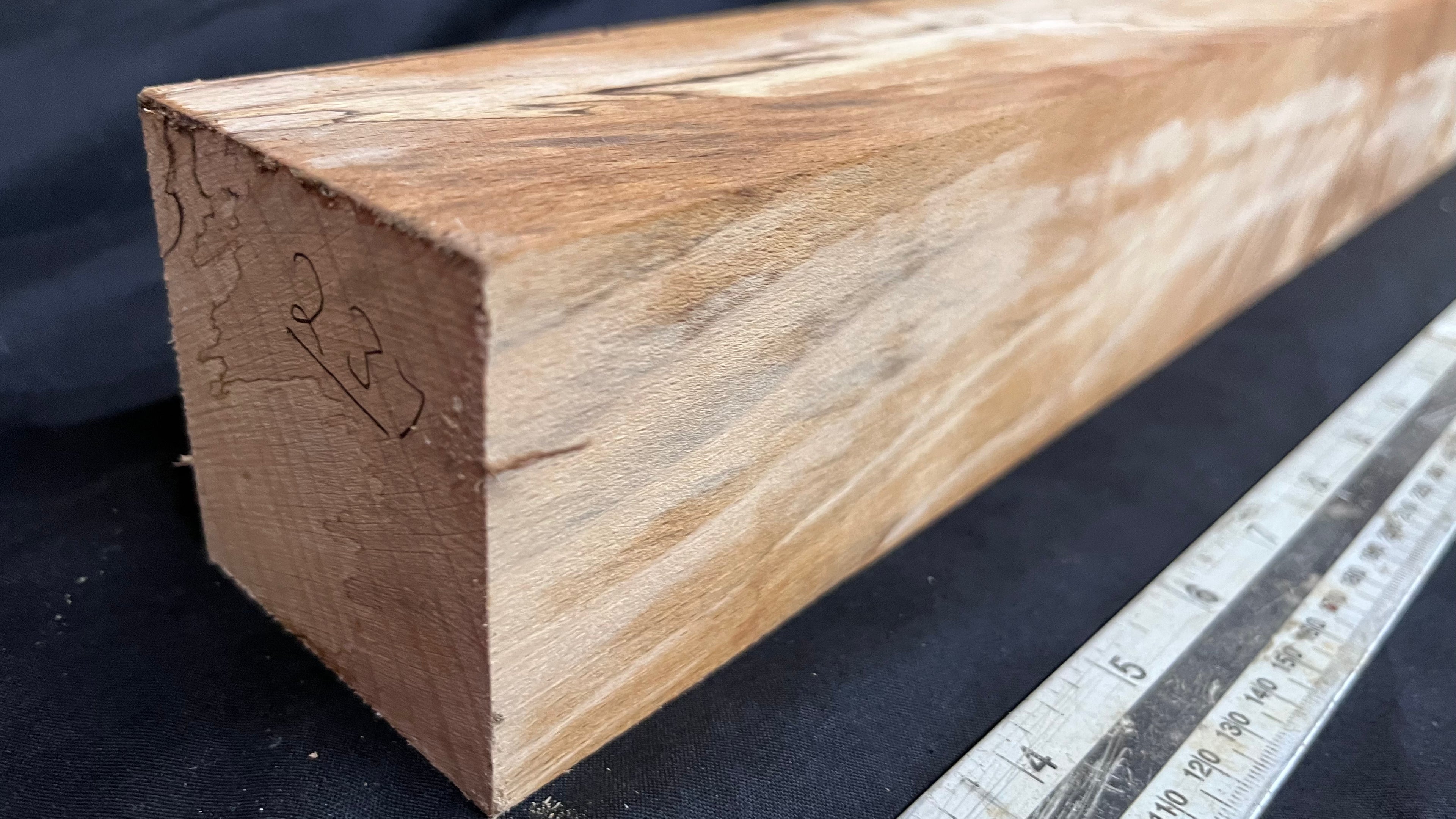 Spalted beech 723 x 68 mm B Grade Wood Turning Blank (237)