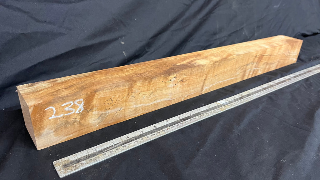Spalted beech 738 x 67 mm C Grade Wood Turning Blank (238)