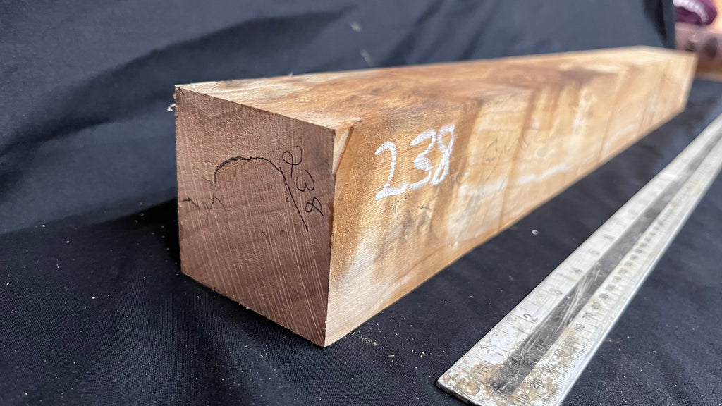 Spalted beech 738 x 67 mm C Grade Wood Turning Blank (238)