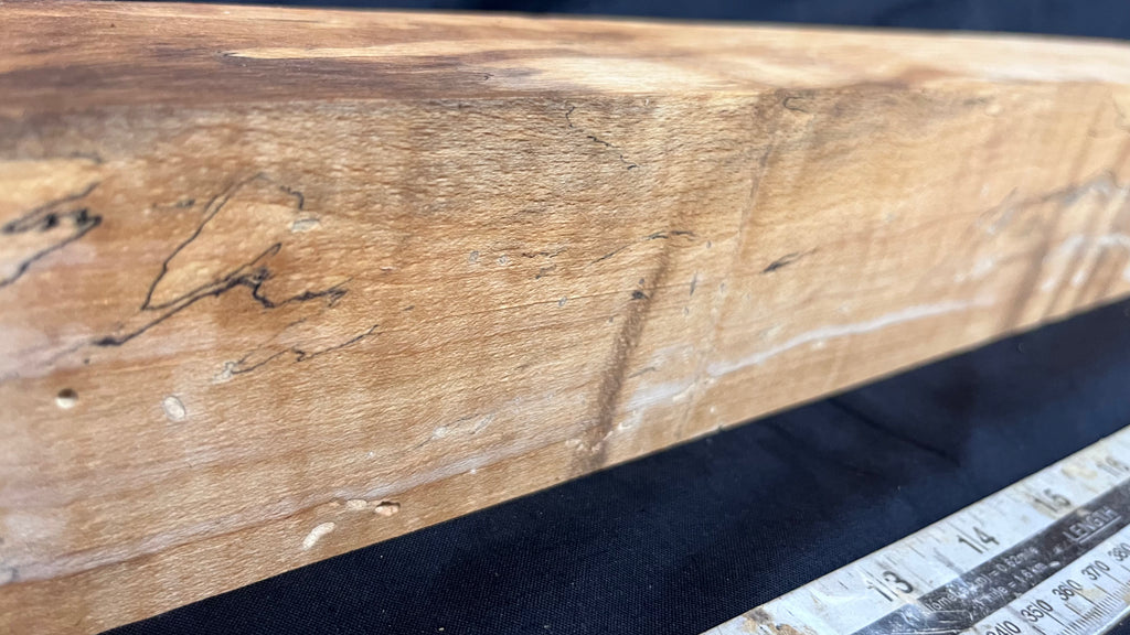 Spalted beech 738 x 67 mm C Grade Wood Turning Blank (238)