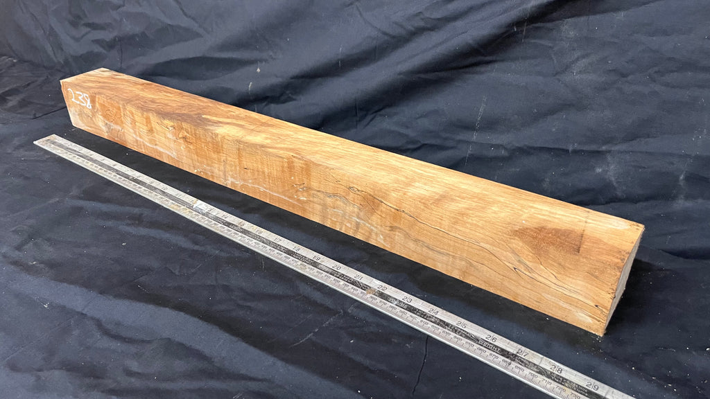 Spalted beech 738 x 67 mm C Grade Wood Turning Blank (238)