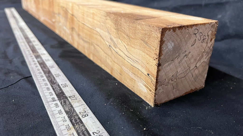 Spalted beech 738 x 67 mm C Grade Wood Turning Blank (238)