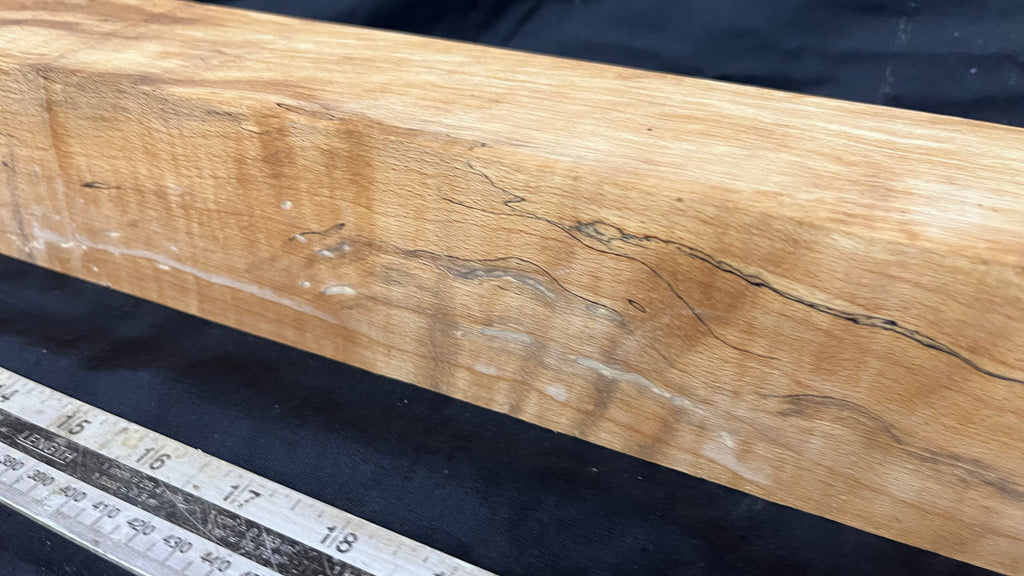 Spalted beech 738 x 67 mm C Grade Wood Turning Blank (238)