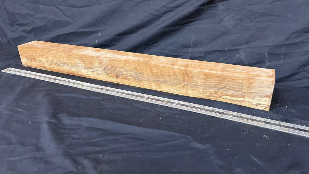 Spalted beech 738 x 67 mm C Grade Wood Turning Blank (238)