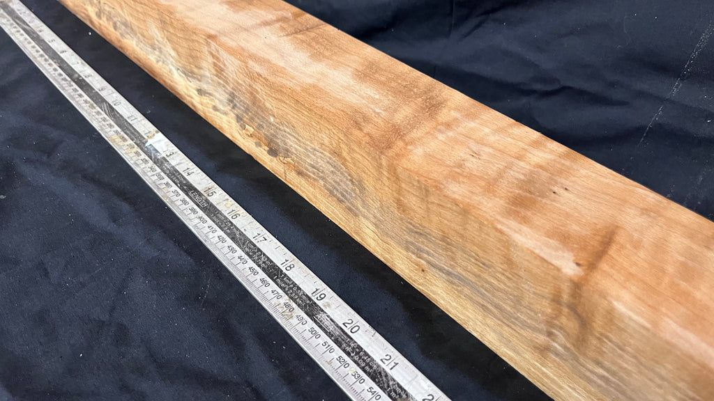 Spalted beech 738 x 67 mm C Grade Wood Turning Blank (238)
