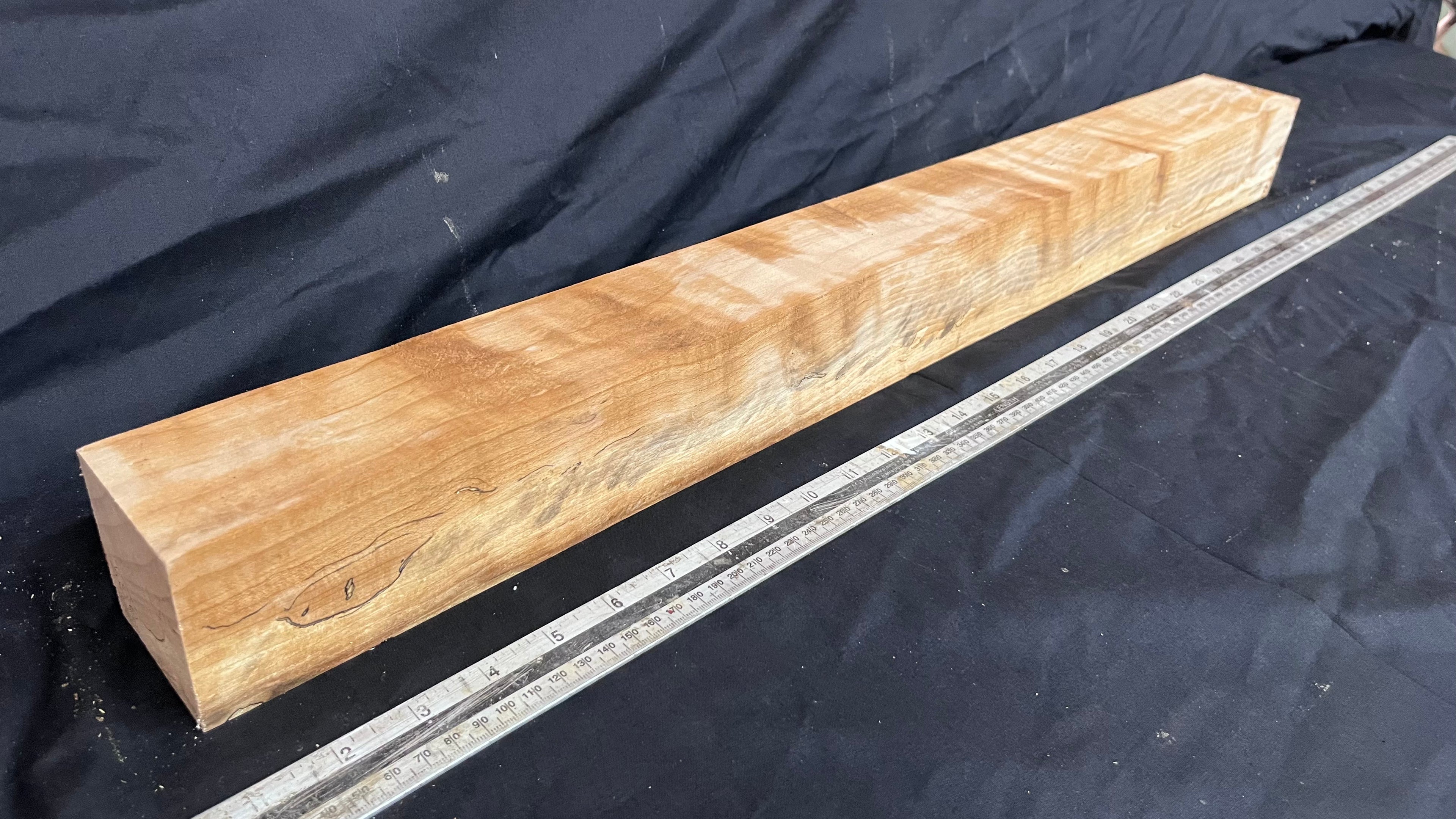 Spalted beech 738 x 67 mm C Grade Wood Turning Blank (238)