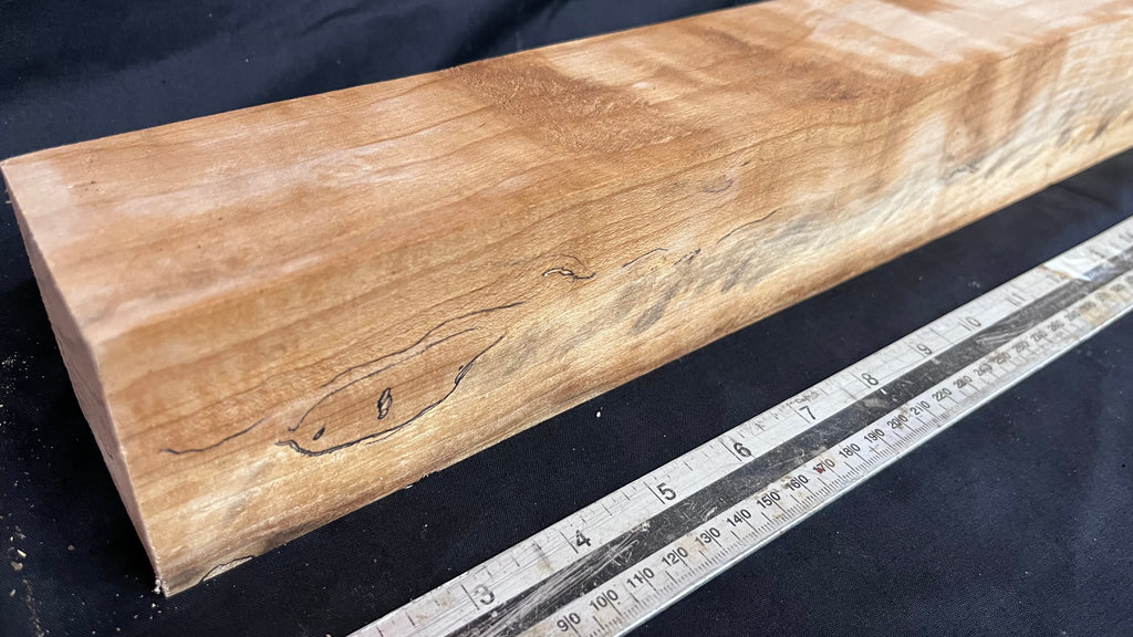 Spalted beech 738 x 67 mm C Grade Wood Turning Blank (238)