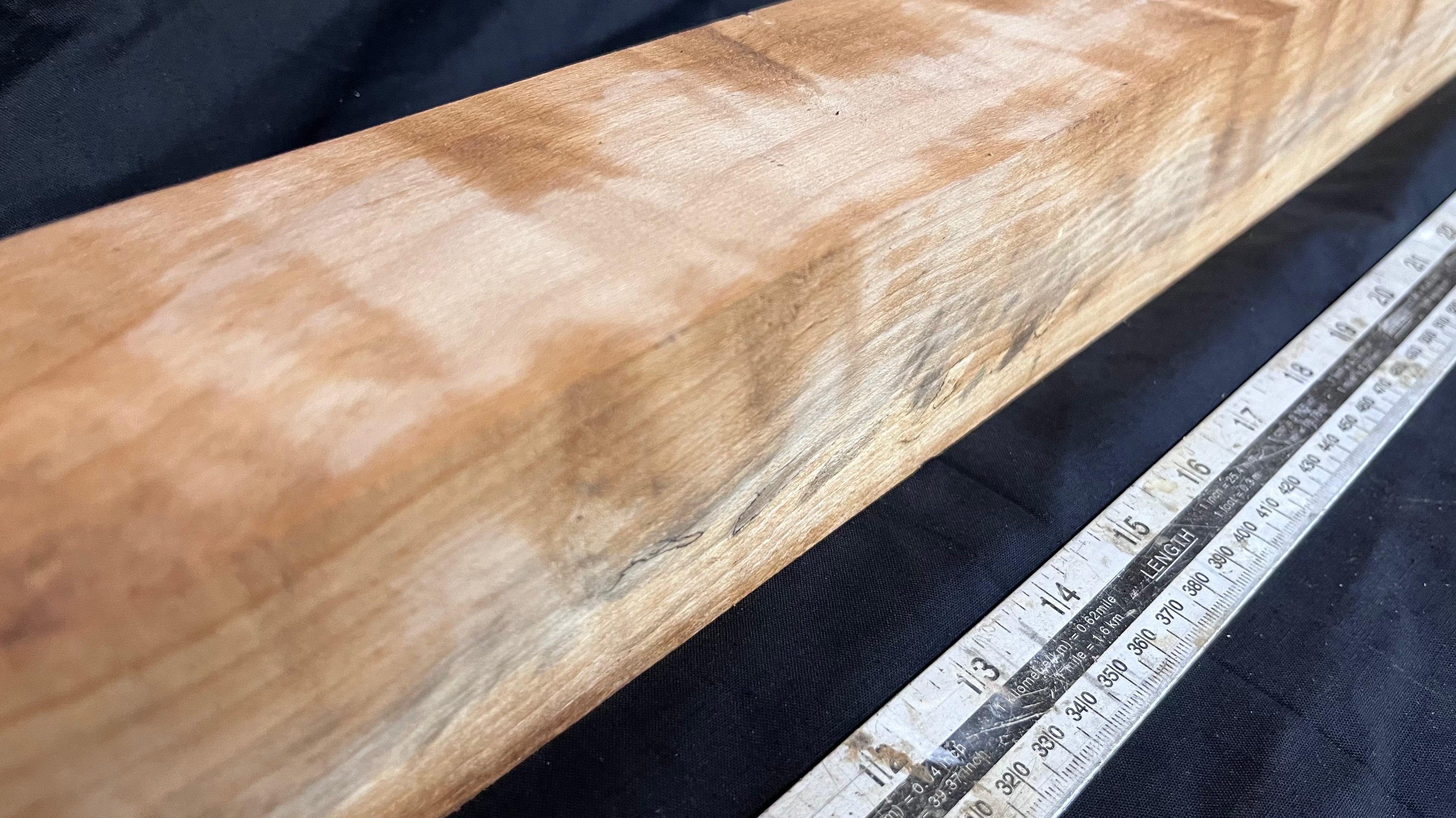 Spalted beech 738 x 67 mm C Grade Wood Turning Blank (238)