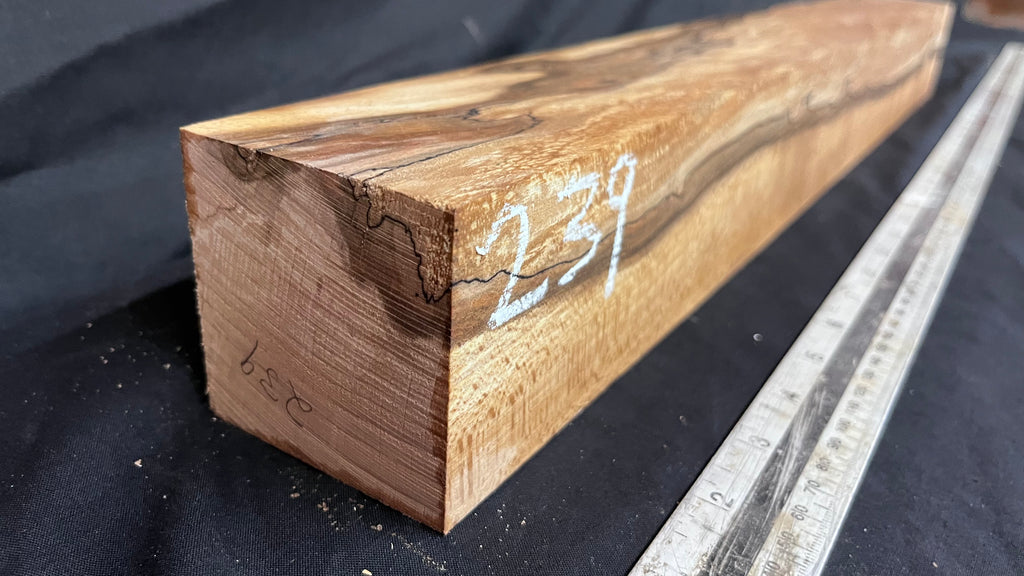 Spalted beech 610 x 67 mm B Grade Wood Turning Blank (239)