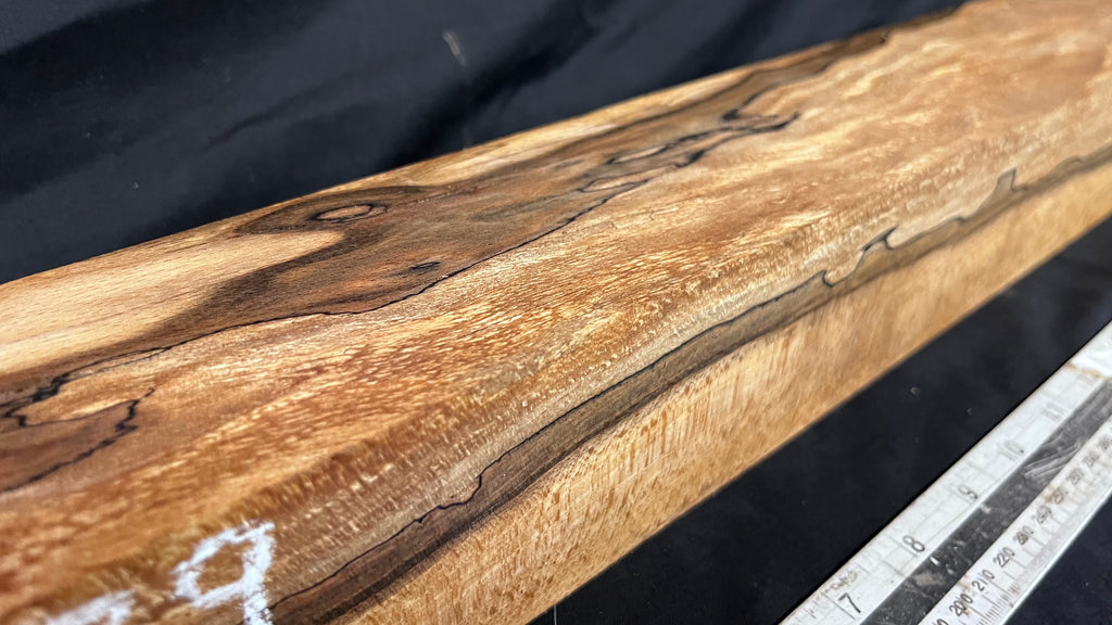 Spalted beech 610 x 67 mm B Grade Wood Turning Blank (239)