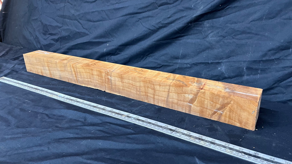 Spalted beech 802 x 68 mm C Grade Wood Turning Blank (236)