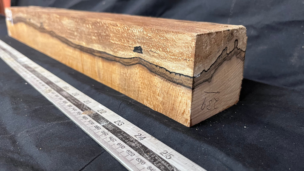 Spalted beech 610 x 67 mm B Grade Wood Turning Blank (239)