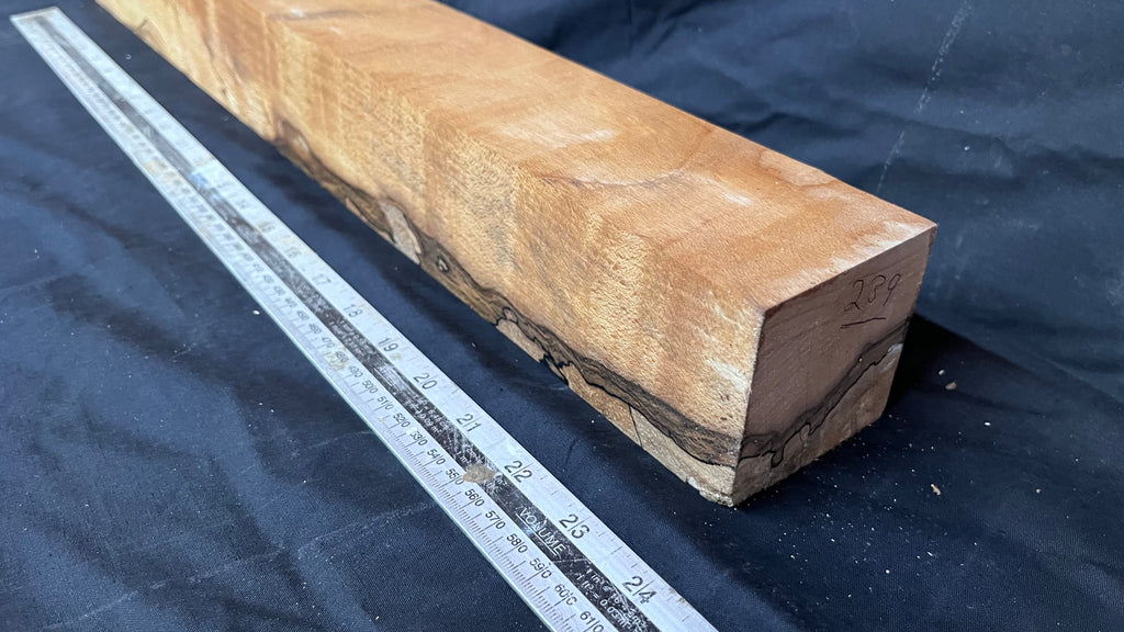 Spalted beech 610 x 67 mm B Grade Wood Turning Blank (239)