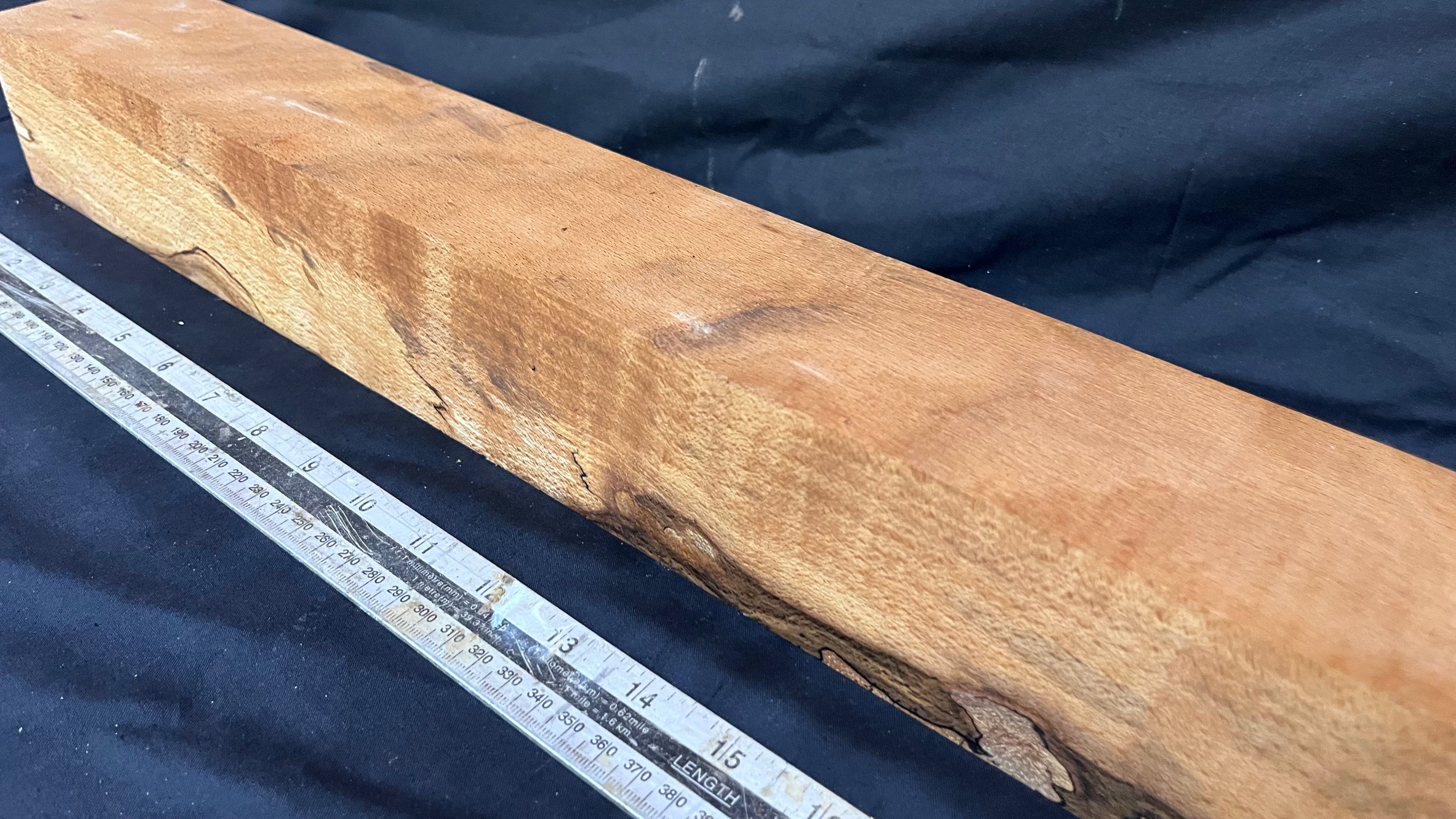 Spalted beech 610 x 67 mm B Grade Wood Turning Blank (239)
