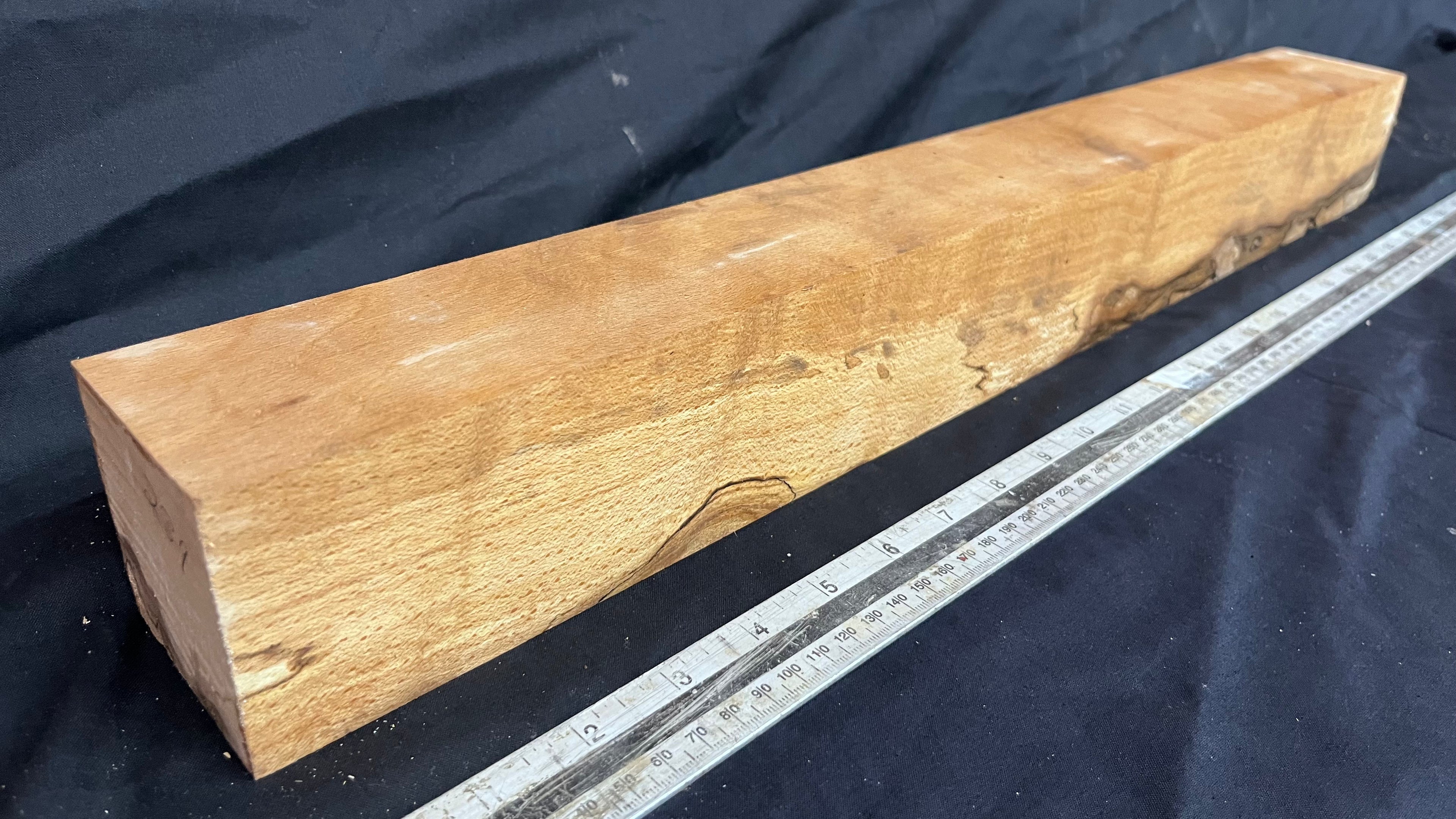 Spalted beech 610 x 67 mm B Grade Wood Turning Blank (239)