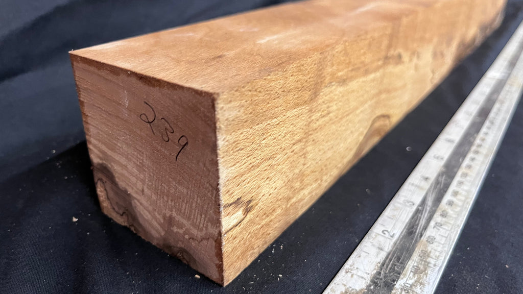 Spalted beech 610 x 67 mm B Grade Wood Turning Blank (239)